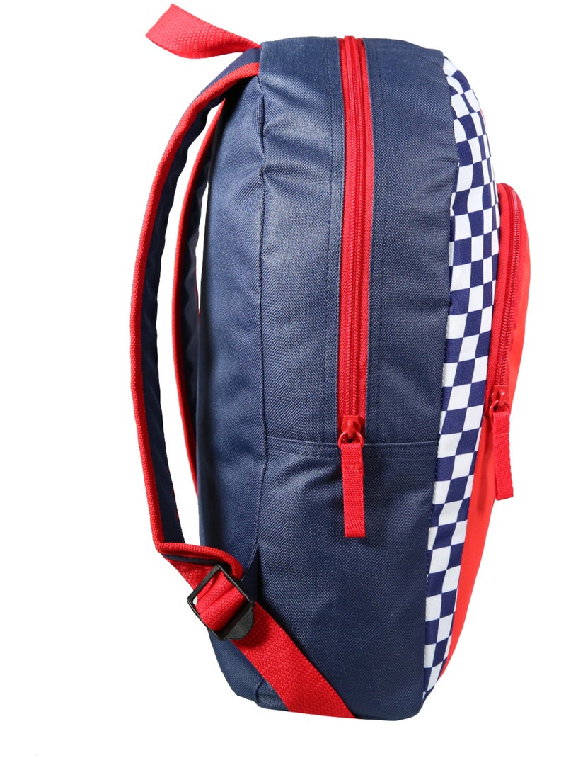 BAGTROTTER Sac à dos 37 cm avec poche Disney Cars Rouge et bleu Multicolore - Kiabi