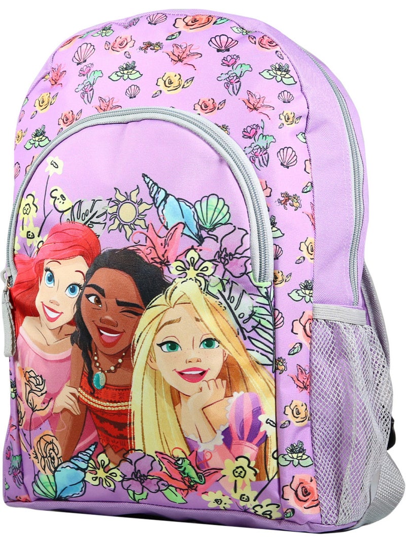 Bagtrotter sac à dos 37 cm avec poche disney princesses violet Noir - Kiabi