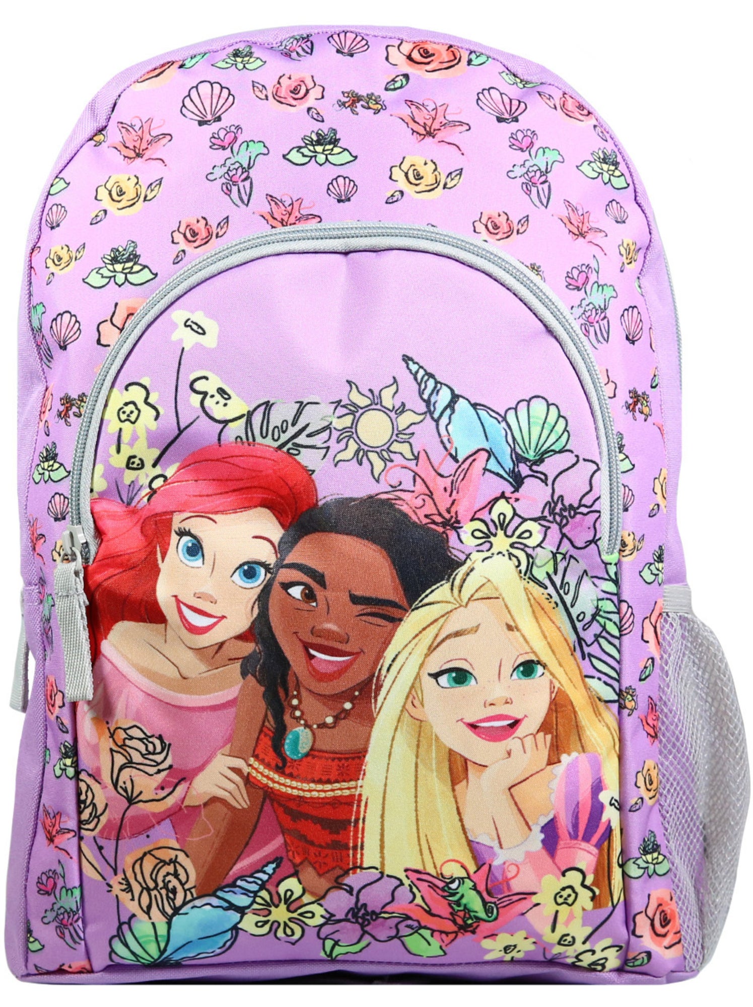 Bagtrotter Rucksack 37 Cm Für Kinder – Mit Pferd & Einhorn Design, Violett/rosa, 2 Reißverschlussfächer, 100% Polyester