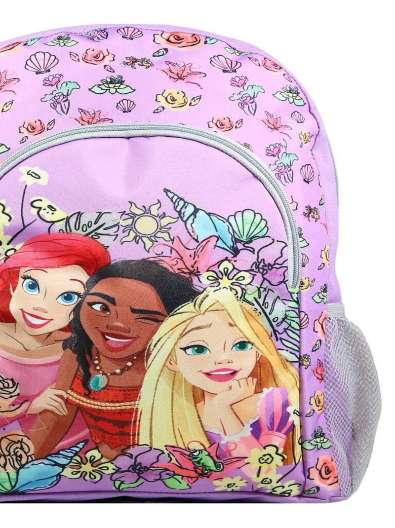 BAGTROTTER Sac à dos 37 cm avec poche Disney Princesses Violet Violet - Kiabi