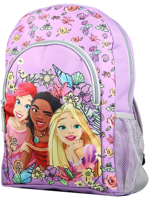 BAGTROTTER Sac à dos 37 cm avec poche Disney Princesses Violet - Kiabi