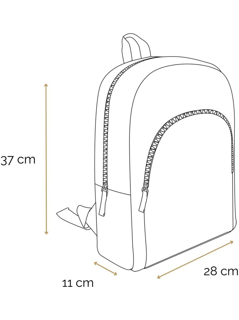 BAGTROTTER Sac à dos 37 cm avec poche Disney Princesses Violet Violet - Kiabi