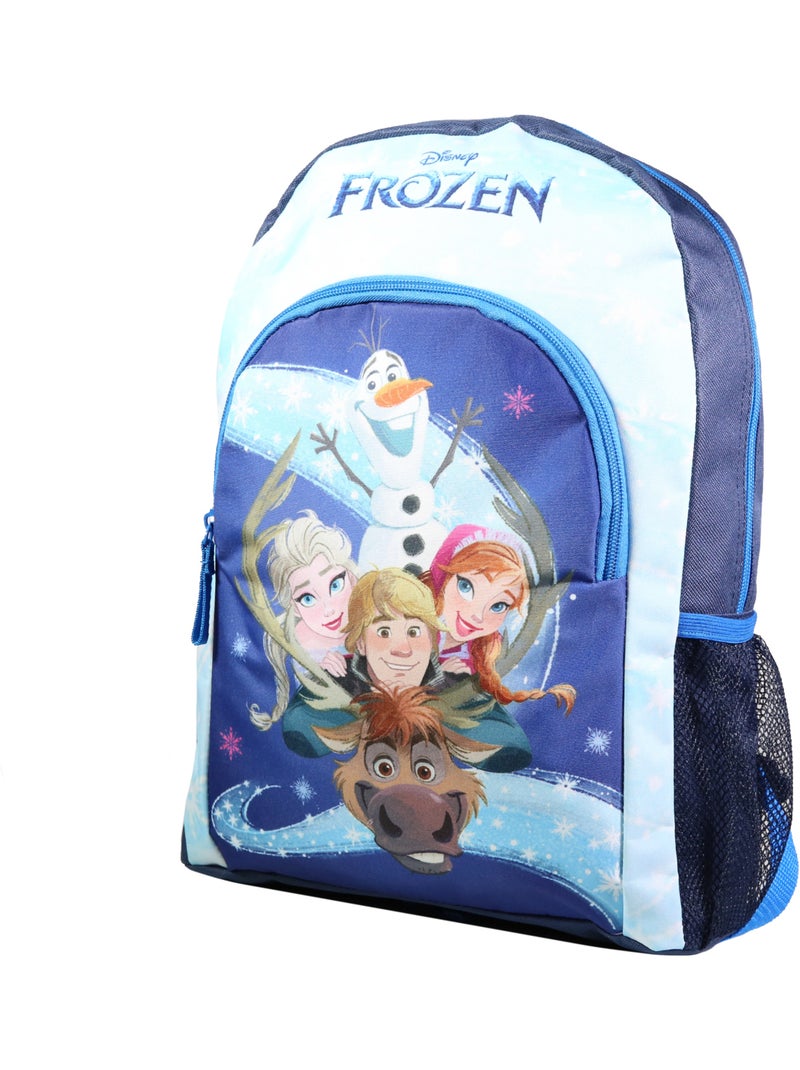 BAGTROTTER Sac à dos 37 cm avec poche La Reine des Neiges / Frozen Bleu Bleu - Kiabi