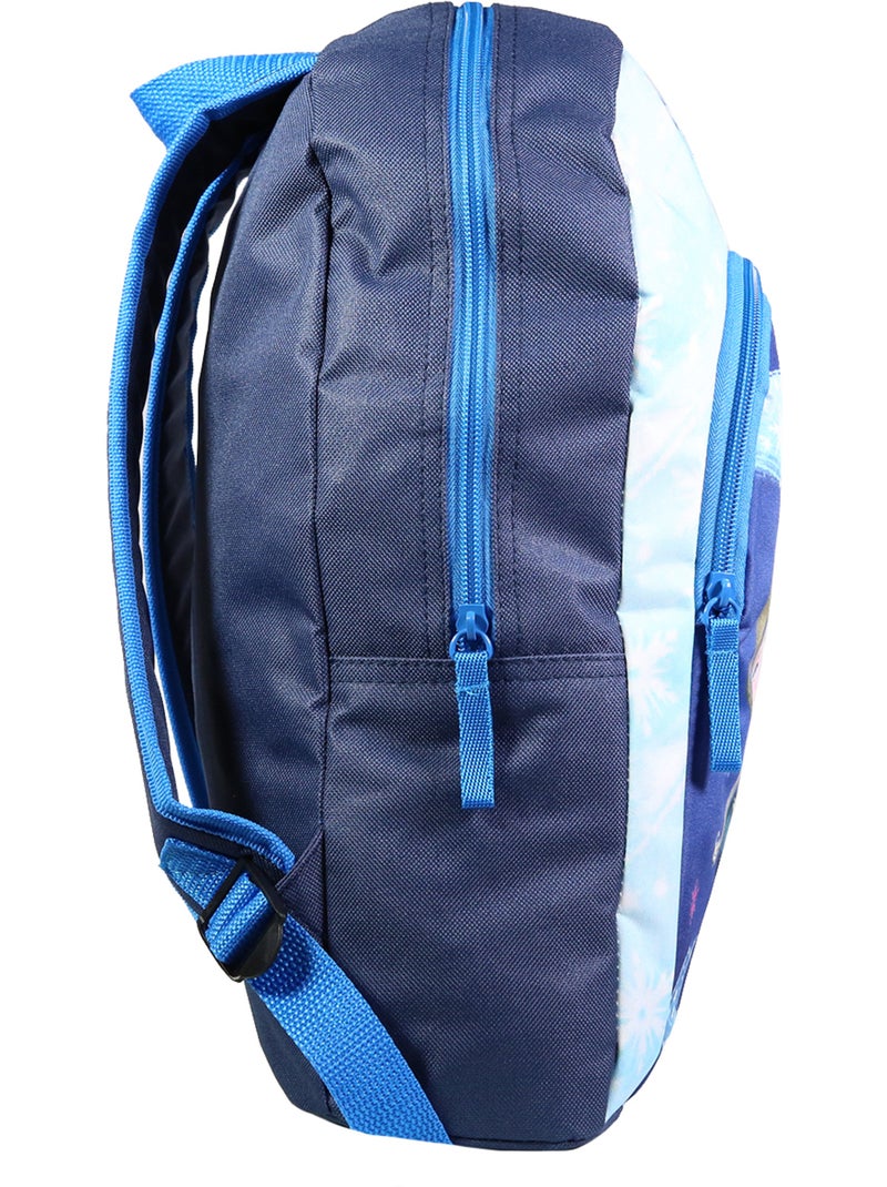 BAGTROTTER Sac à dos 37 cm avec poche La Reine des Neiges / Frozen Bleu Bleu - Kiabi