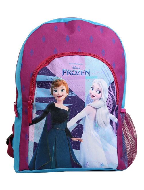 BAGTROTTER Sac à dos 37 cm Disney La Reine Des Neiges / Frozen Elsa et Anna Violet et Bleu - Kiabi