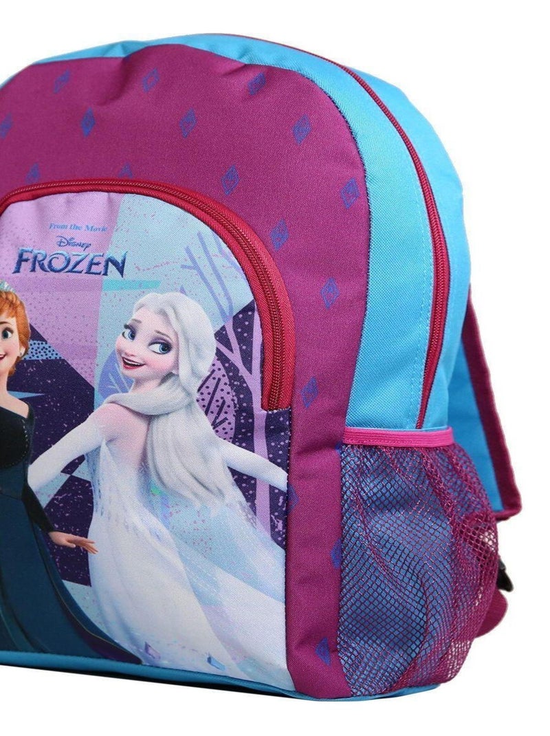 BAGTROTTER Sac à dos 37 cm Disney La Reine Des Neiges / Frozen Elsa et Anna Violet et Bleu Multicolore - Kiabi
