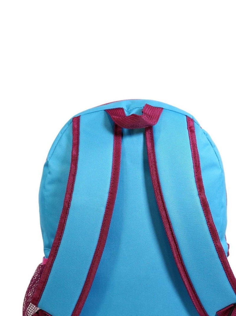 BAGTROTTER Sac à dos 37 cm Disney La Reine Des Neiges / Frozen Elsa et Anna Violet et Bleu Multicolore - Kiabi