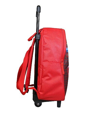 BAGTROTTER Sac à dos à roulettes 31 cm Disney Cars Rouge