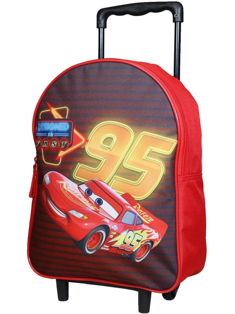 BAGTROTTER Sac à dos à roulettes 31 cm Disney Cars Rouge Rouge - Kiabi