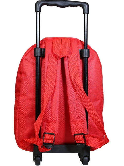BAGTROTTER Sac à dos à roulettes 31 cm Disney Cars Rouge - Kiabi
