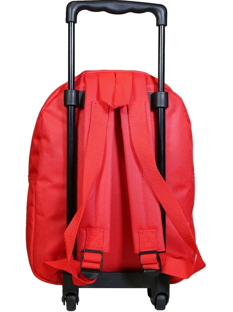 BAGTROTTER Sac à dos à roulettes 31 cm Disney Cars Rouge Rouge - Kiabi