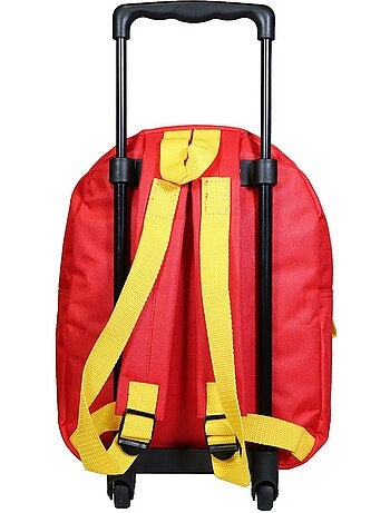 BAGTROTTER Sac à dos à roulettes 31 cm Disney Le Roi Lion Simba Rouge