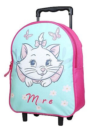 BAGTROTTER Sac à dos à roulettes 31 cm Disney Marie Les Aristochats Vert