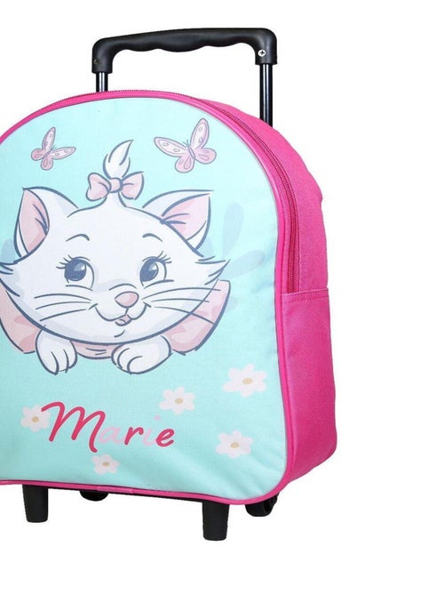 BAGTROTTER Sac à dos à roulettes 31 cm Disney Marie Les Aristochats Vert - Kiabi