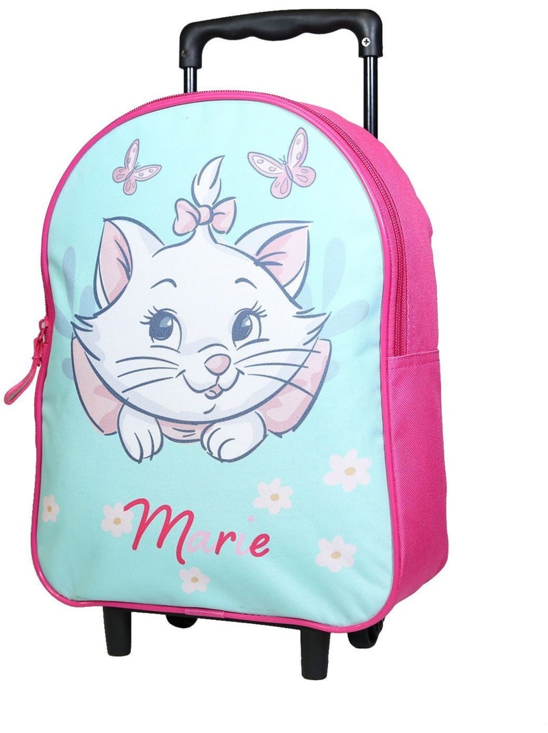 BAGTROTTER Sac à dos à roulettes 31 cm Disney Marie Les Aristochats Vert Vert - Kiabi
