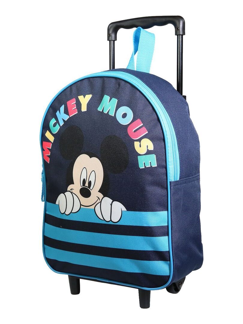 BAGTROTTER Sac à dos à roulettes 31 cm Disney Mickey Bleu Bleu - Kiabi