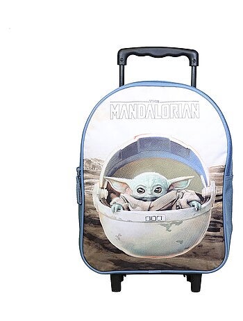 BAGTROTTER Sac à dos à roulettes 31 cm Disney Star Wars / The Mandalorian Baby Yoda Beige - Kiabi