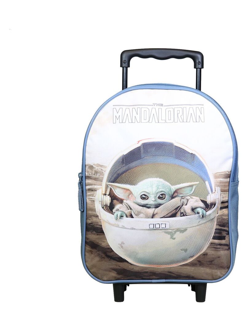 BAGTROTTER Sac à dos à roulettes 31 cm Disney Star Wars / The Mandalorian Baby Yoda Beige Beige - Kiabi