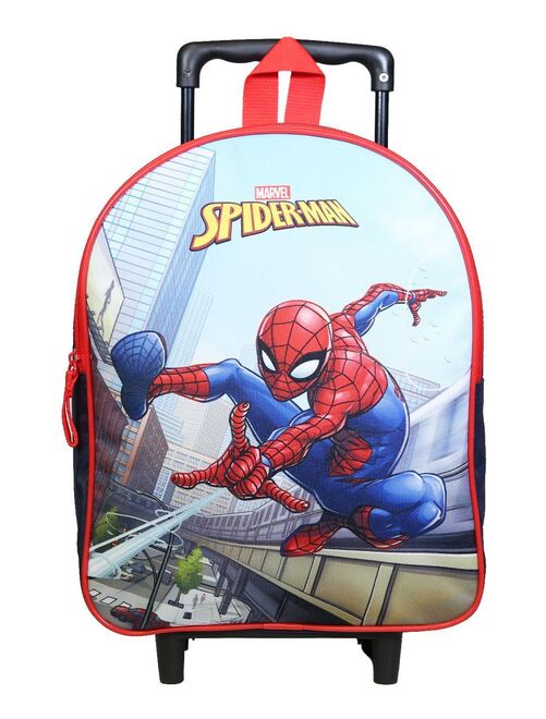 BAGTROTTER Sac à dos à roulettes 31 cm Marvel Spider-Man Bleu - Kiabi