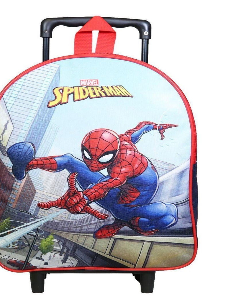 BAGTROTTER Sac à dos à roulettes 31 cm Marvel Spider-Man Bleu Bleu - Kiabi