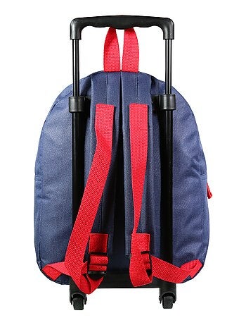 BAGTROTTER Sac à dos à roulettes 31 cm maternelle Disney Cars Rouge et bleu