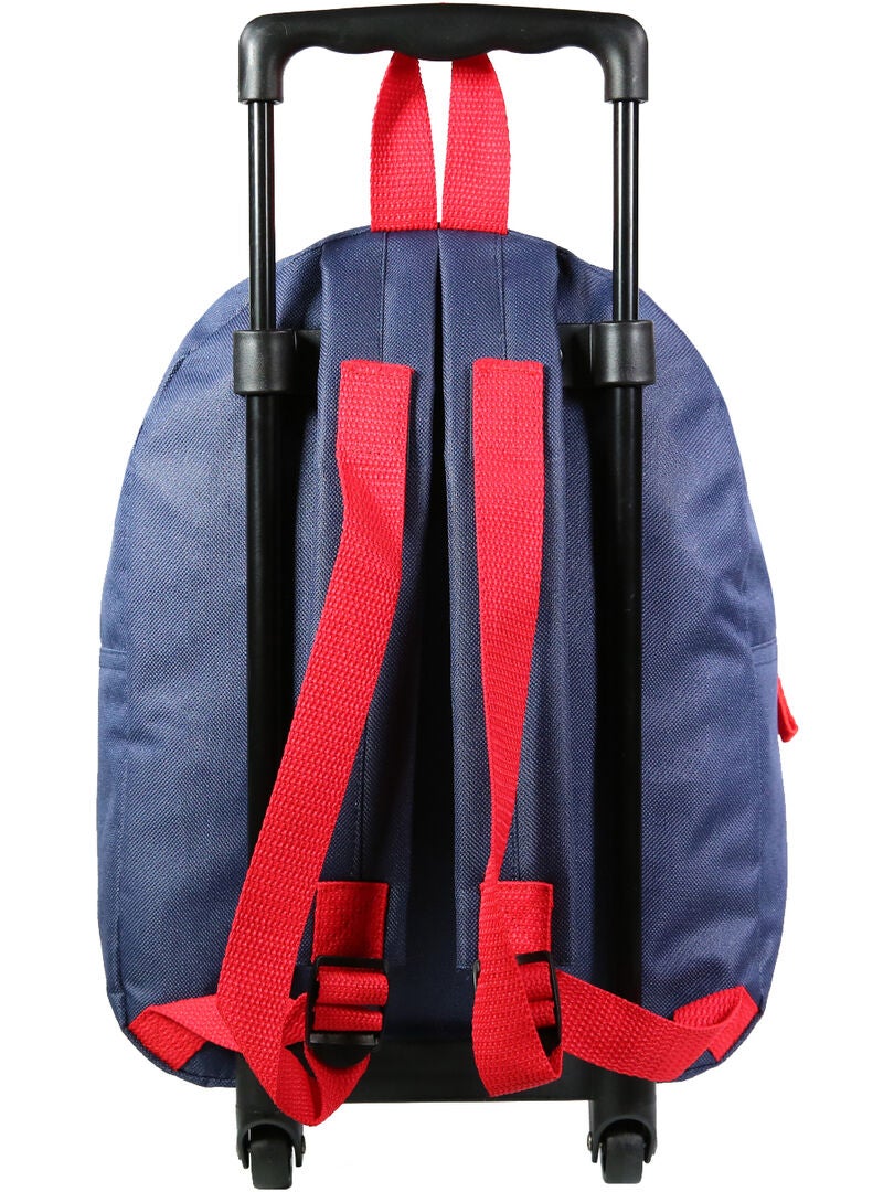 Bagtrotter Zaino Avengers Per Scuola Materna, 31 Cm, Con Hulk E Iron Man, Zainetto Leggero Per Merenda, Blu E Rosso, 100% Poliestere