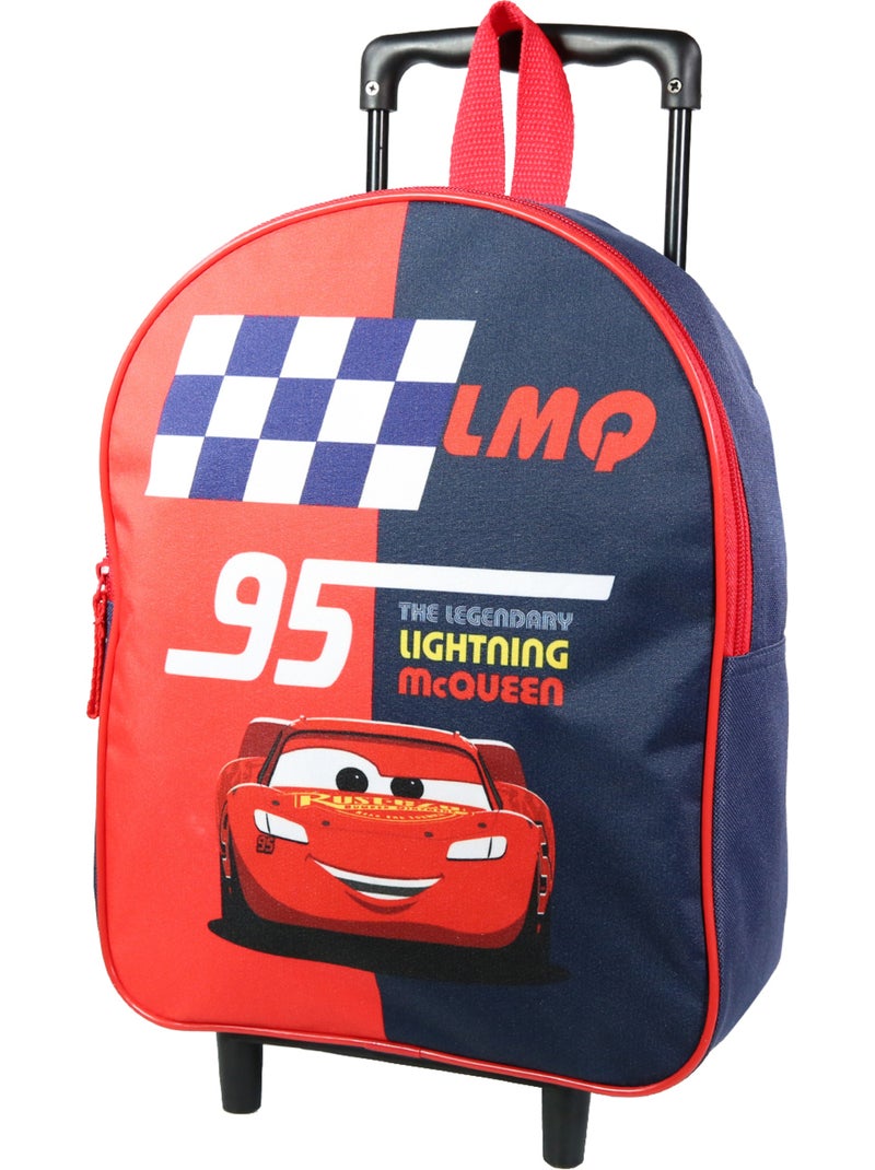 BAGTROTTER Sac à dos à roulettes 31 cm maternelle Disney Cars Rouge et bleu Multicolore - Kiabi