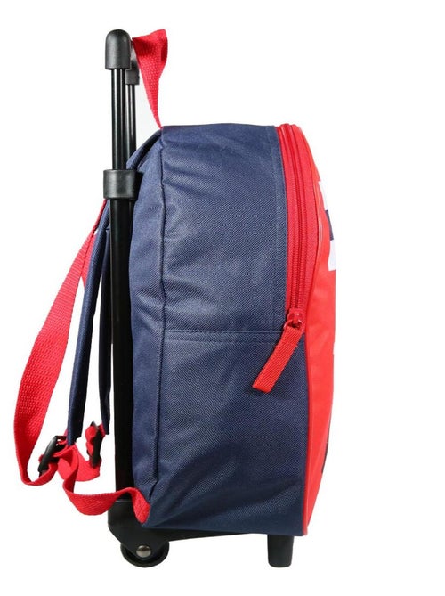 BAGTROTTER Sac à dos à roulettes 31 cm maternelle Disney Cars Rouge et bleu - Kiabi