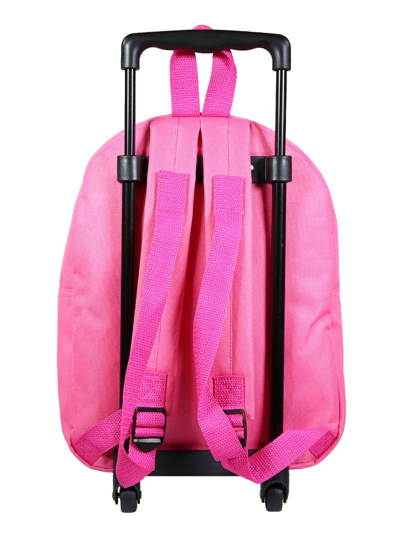 BAGTROTTER Sac à dos à roulettes 31 cm maternelle Disney Minnie Rose Fun Rose - Kiabi