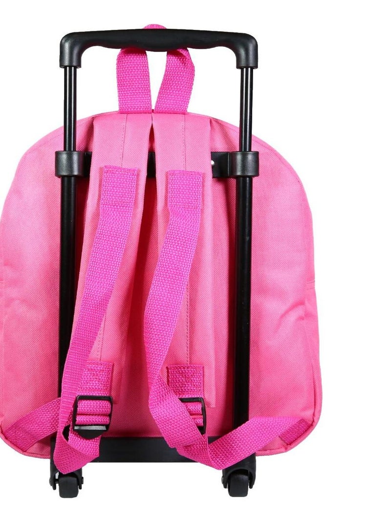 BAGTROTTER Sac à dos à roulettes 31 cm maternelle Disney Minnie Rose Fun Rose - Kiabi