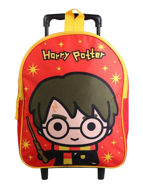 BAGTROTTER Sac à dos à roulettes 31 cm maternelle Harry Potter Rouge Chibi - Kiabi