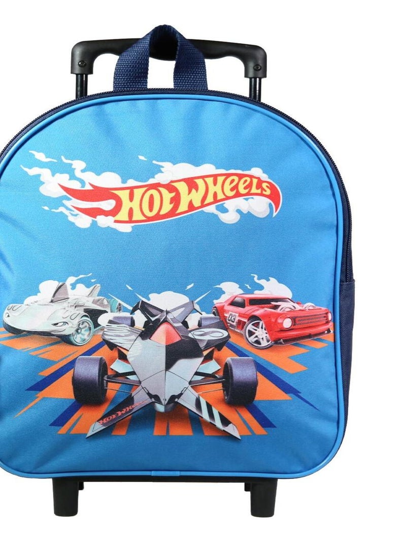 BAGTROTTER Sac à dos à roulettes 31 cm maternelle Hot Wheels Bleu Bleu - Kiabi