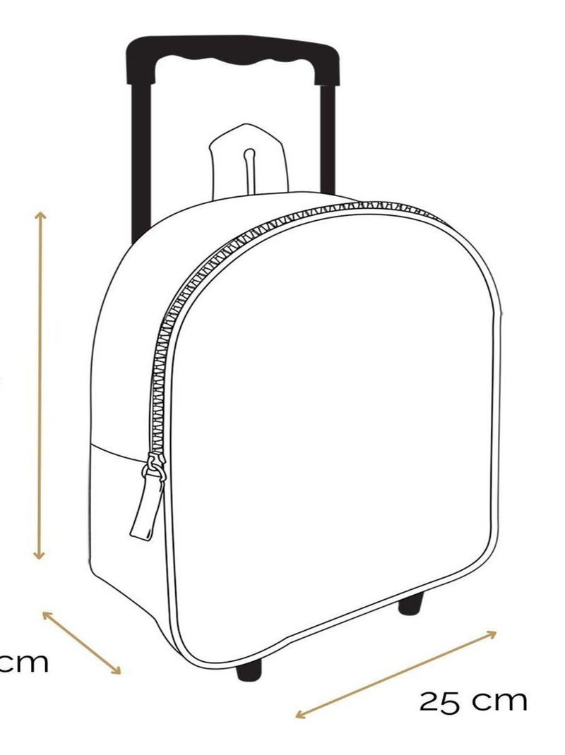 BAGTROTTER Sac à dos à roulettes 31 cm maternelle Kids Bleu Ours Bleu - Kiabi