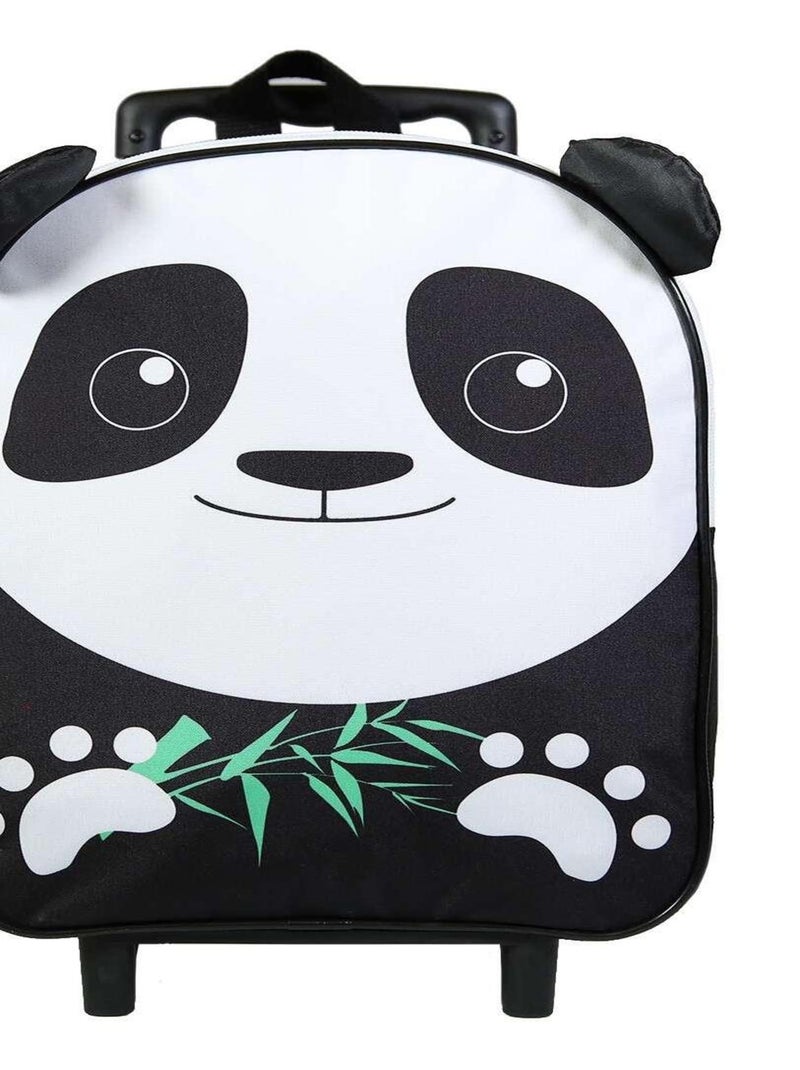 BAGTROTTER Sac à dos à roulettes 31 cm maternelle Kids Noir Panda Noir - Kiabi
