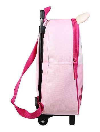 BAGTROTTER Sac à dos à roulettes 31 cm maternelle Kids Rose Chiot
