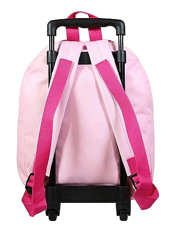 BAGTROTTER Sac à dos à roulettes 31 cm maternelle Kids Rose Chiot