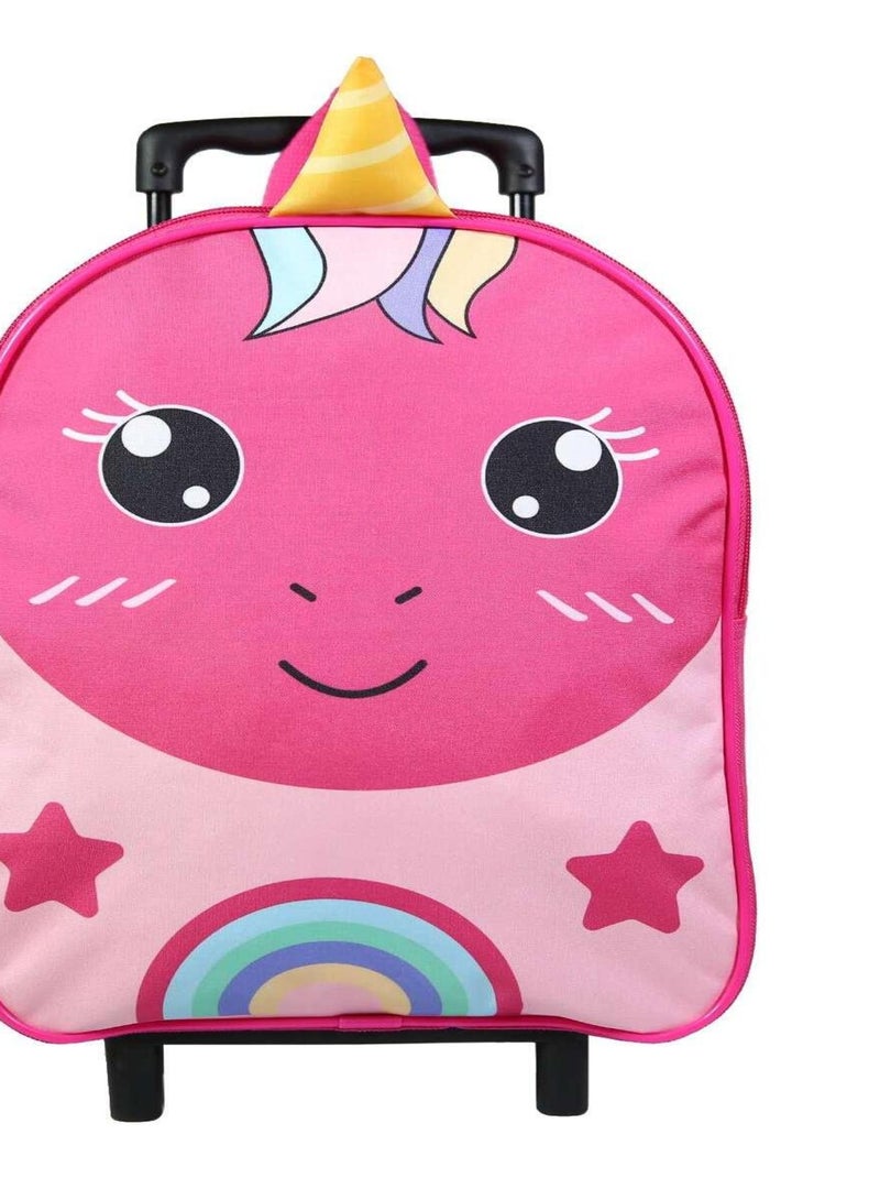 BAGTROTTER Sac à dos à roulettes 31 cm maternelle Kids Rose Licorne Rose - Kiabi