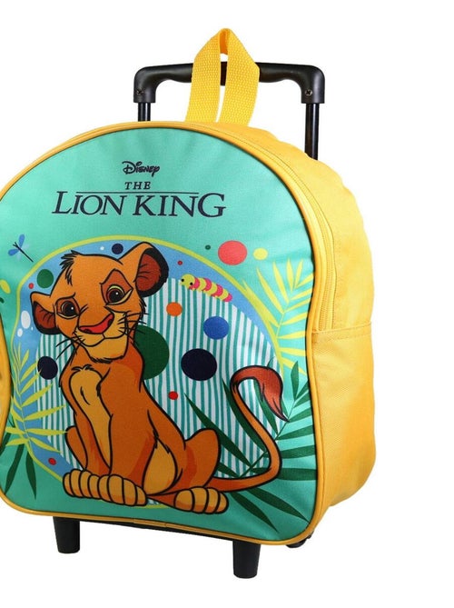 BAGTROTTER Sac à dos à roulettes 31 cm maternelle Le Roi Lion Vert - Kiabi