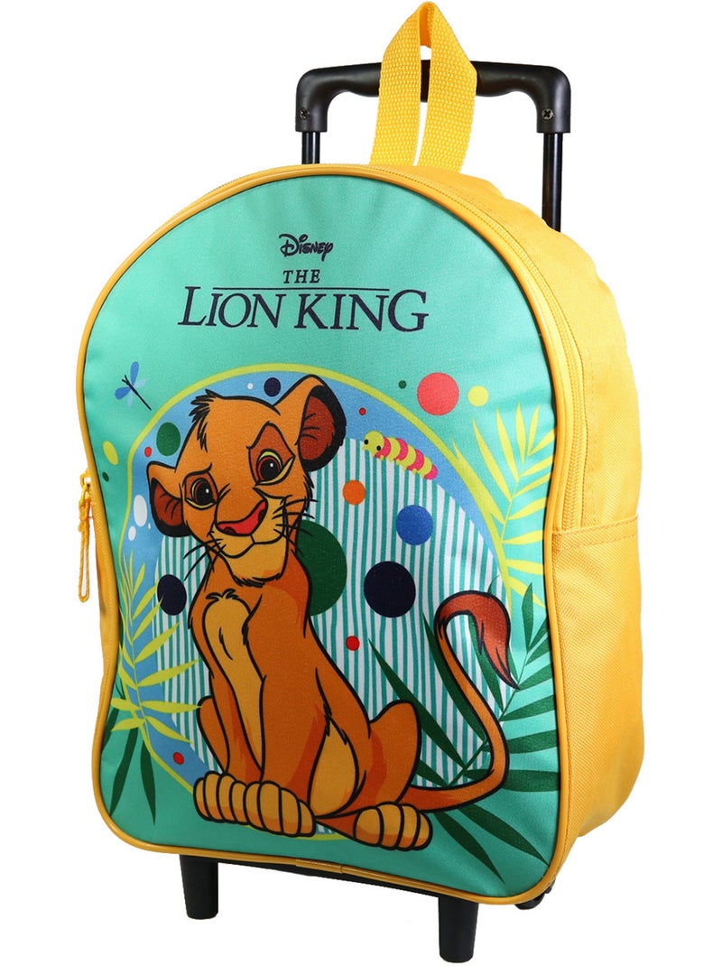 BAGTROTTER Sac à dos à roulettes 31 cm maternelle Le Roi Lion Vert Vert - Kiabi