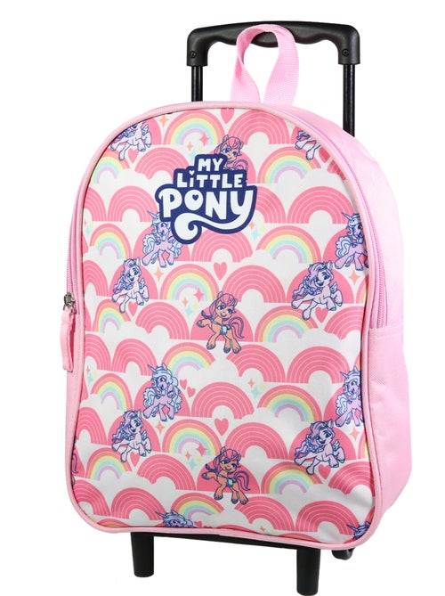 BAGTROTTER Sac à dos à roulettes 31 cm maternelle My Little Pony Rose - Kiabi