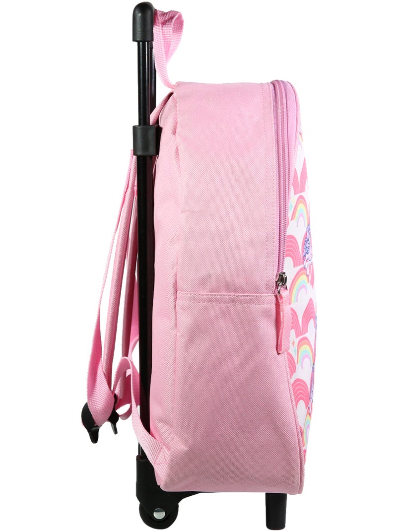 BAGTROTTER Sac à dos à roulettes 31 cm maternelle My Little Pony Rose Rose - Kiabi