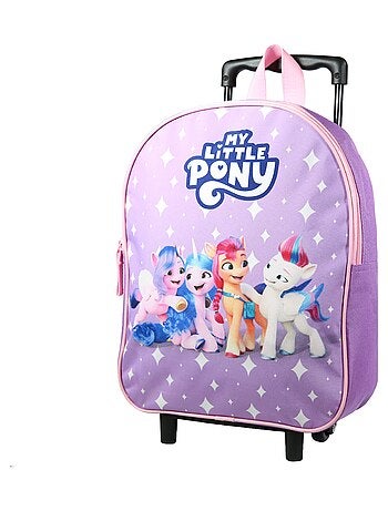 BAGTROTTER Sac à dos à roulettes 31 cm maternelle My Little Pony Violet