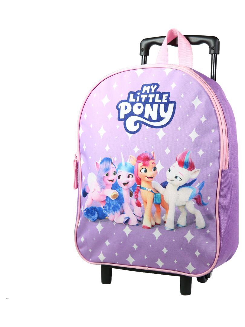 BAGTROTTER Sac à dos à roulettes 31 cm maternelle My Little Pony Violet Violet - Kiabi