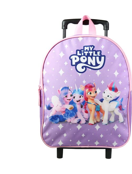 BAGTROTTER Sac à dos à roulettes 31 cm maternelle My Little Pony Violet - Kiabi