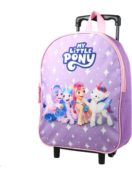 BAGTROTTER Sac à dos à roulettes 31 cm maternelle My Little Pony Violet - Kiabi