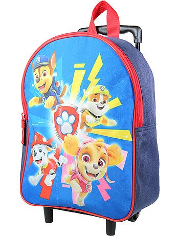 BAGTROTTER Sac à dos à roulettes 31 cm maternelle Pat'Patrouille Bleu