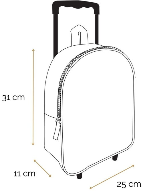 BAGTROTTER Sac à dos à roulettes 31 cm maternelle Pat'Patrouille Multicolore - Kiabi BAGTROTTER Sac à dos à roulettes 31 cm maternelle Pat'Patrouille Multicolore - Kiabi