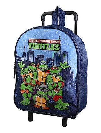 BAGTROTTER Sac à dos à roulettes 31 cm maternelle Tortues Ninja Bleu