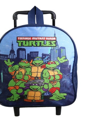 BAGTROTTER Sac à dos à roulettes 31 cm maternelle Tortues Ninja Bleu