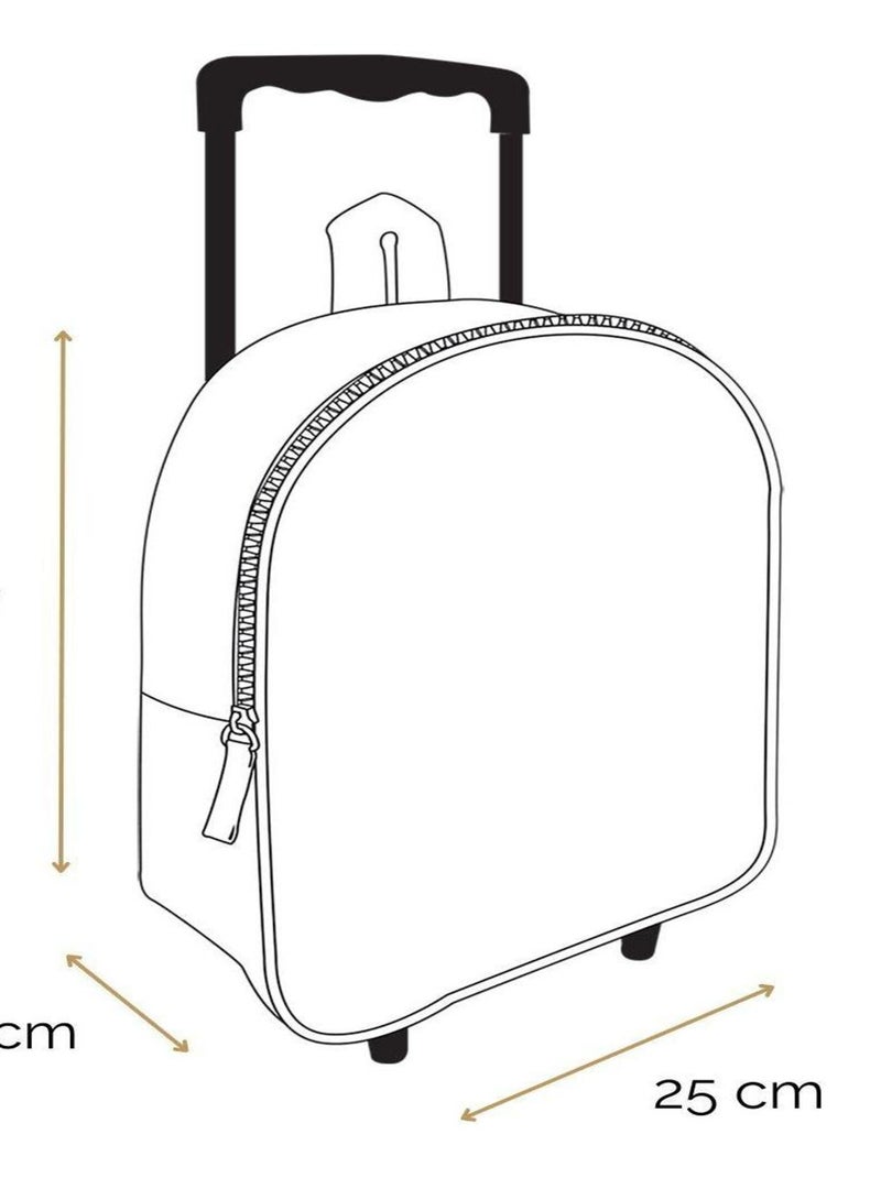 BAGTROTTER Sac à dos à roulettes 31 cm maternelle Tortues Ninja Bleu Bleu - Kiabi